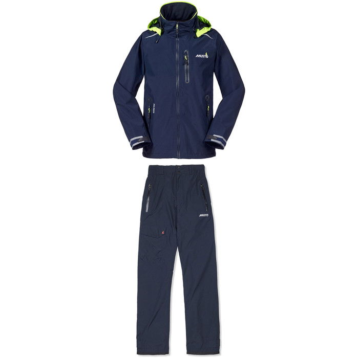 Musto Solent Gore tex Jacket SL0090 Trouser SL0100 Combi Set TRUE NAVY SL0090 Watersports Outlet